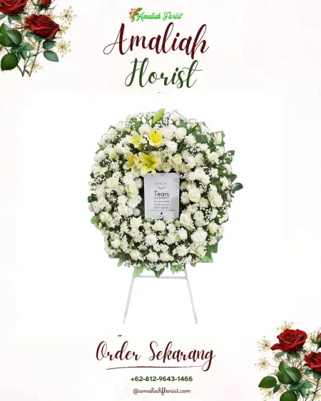 Krans Bunga Duka Margo Jadi